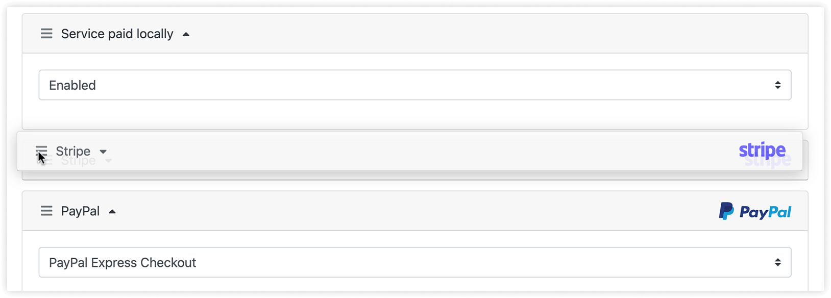 Settings > Payments in Bookly Pro