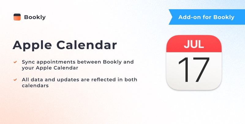 Bookly Apple Calendar sync (Add-on)