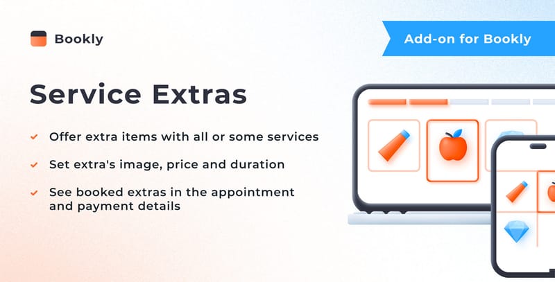 Bookly Service Extras (Add-on)