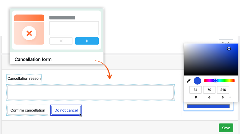 Annulation par l’administrateur, le personnel ou le client dans Bookly