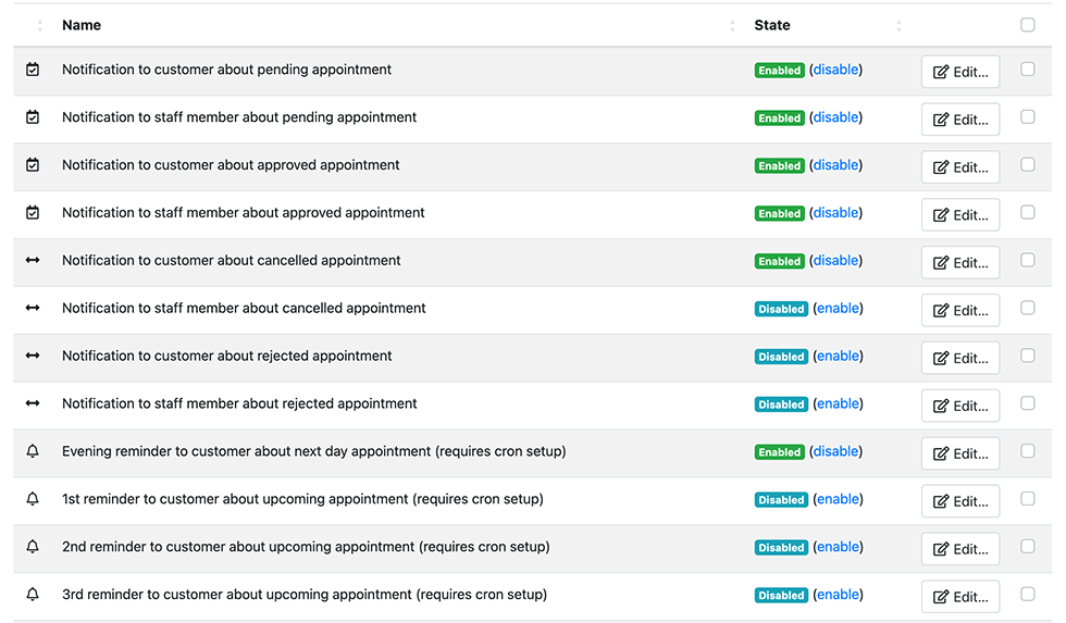 Envoyer des notifications automatiques par e-mail et SMS dans Bookly